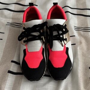Steve Madden Sneakers - Pink, White, Black, and Gold